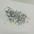 Mischfarben-Glitzerpulver für Nail Art und Body Face